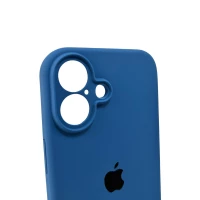 Чохол для смартфона Silicone Full Case AA Camera Protect for Apple iPhone 16 38,Surf Blue (Колір Surf Blue) - фото № 6