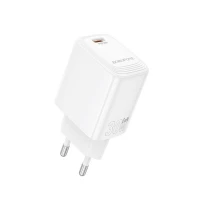 Мережевий зарядний пристрій BOROFONE BN28 Fuente single port PD30W charger (EU) White