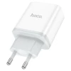 Мережевий зарядний пристрій HOCO C104A Stage single port PD20W charger White (Белый)- № 5
