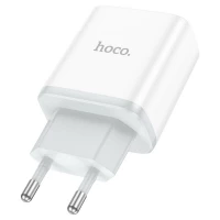 Мережевий зарядний пристрій HOCO C104A Stage single port PD20W charger White (Колір Белый) - фото № 5