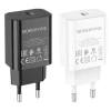 Мережевий зарядний пристрій BOROFONE BA65A Single port PD20W charger White (7068)- № 3