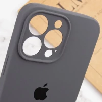 Чохол для смартфона Silicone Full Case AA Camera Protect for Apple iPhone 14 Pro 12,Dark Grey (Колір Dark Grey) - фото № 7
