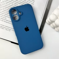 Чохол для смартфона Silicone Full Case AA Camera Protect for Apple iPhone 16 38,Surf Blue (Колір Surf Blue) - фото № 7