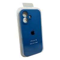 Чохол для смартфона Silicone Full Case AA Camera Protect for Apple iPhone 16 38,Surf Blue (Колір Surf Blue) - фото № 2
