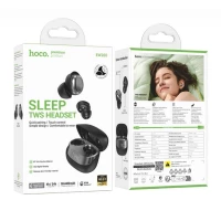 Бездротові навушники HOCO EW200 Elegant true wireless sleep BT headset Black (Колір 7073) - фото № 2