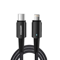 Кабель ESSAGER Fast Charging 20W USB-A to Lightning C 0,5m black