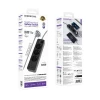 Мережевий подовжувач BOROFONE BAC8 Power 3-position socket(1C3A)(EU/GER)(L=2M) Black (7073)- № 7