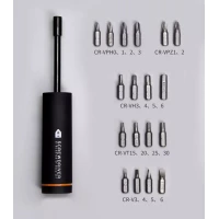 Викрутка Xiaomi Jiuxun Tools Screwdriver + бiти 18 шт. (Q/NBJX001) (Колір Black) - фото № 4