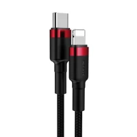 Кабель Baseus Cafule Cable Type-C to iP PD 20W 1m Red+Black (Колір Red+Black) - фото № 3