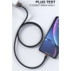 Кабель WUW-X203 USB Micro 2,4A 1m black (Черный)- № 4
