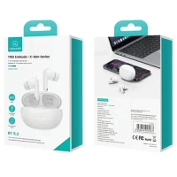 Бездротові навушники Usams USAMS-XD18 TWS Earbuds --X-don Series BT5.3 white (Цвет Белый) - фото № 7