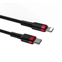 Кабель Baseus Cafule Cable Type-C to iP PD 20W 1m Red+Black (Колір Red+Black) - фото № 5
