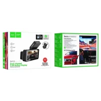 Відеореєстратор HOCO DV12 driving recorder 2K display GPS(with rear camera) Silvery Gray (Цвет Silver Gray) - фото № 2