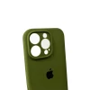 Чохол для смартфона Silicone Full Case AA Camera Protect for Apple iPhone 16 Pro Max 29,Army Green (Army-Green)- № 5
