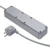 Мережевий подовжувач BOROFONE BAC8 Power 3-position socket(1C3A)(EU/GER)(L=3M) Black (7073)- № 5
