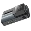 Відеореєстратор HOCO DV12 driving recorder 2K display GPS(with rear camera) Silvery Gray (Silver Gray)- № 3