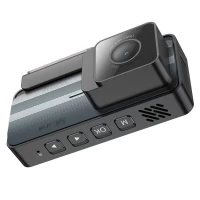 Відеореєстратор HOCO DV12 driving recorder 2K display GPS(with rear camera) Silvery Gray (Цвет Silver Gray) - фото № 3