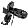 Велотримач для телефона HOCO CA73 Flying one-touch bicycle and motorcycle universal holder Black＆Red (Black-Red)- № 6