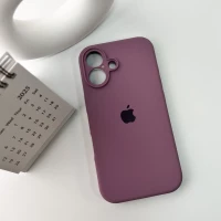 Чохол для смартфона Silicone Full Case AA Camera Protect for Apple iPhone 16 36,Blackcurrant (Колір Blackcurrant) - фото № 6