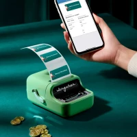 Термопринтер для друку наклейок NIIMBOT B21S Green (1AC19031602) (Колір Зелёный) - фото № 7