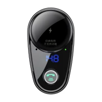 АЗП з FM-модулятором Baseus Locomotive Wireless MP3 Vehicle Charger Black (Колір 7073) - фото № 2