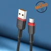 Кабель WUW-X203 USB Micro 2,4A 1m black (Черный)- № 2