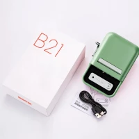 Термопринтер для друку наклейок NIIMBOT B21S Green (1AC19031602) (Колір Зелёный) - фото № 2