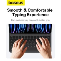 Клавіатура Baseus Brilliance Series Magnetic Keyboard Case for Pad Mini 6 8.3″ Cluster Black (with Simple Series Type-C Cable)  - фото № 7