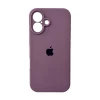 Чохол для смартфона Silicone Full Case AA Camera Protect for Apple iPhone 16 36,Blackcurrant (Blackcurrant)- № 2