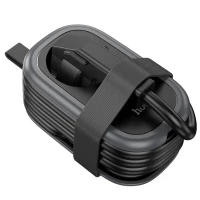 Мережевий подовжувач HOCO NS7 Sharp 1 position(PD20W/1C2A) desktop socket(EU/GER) Black (Цвет Черный) - фото № 4