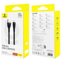 Кабель Baseus Flash 2 Charging Cable USB to USB-C 100W 2m Cluster Black (Колір Cluster Black) - фото № 2