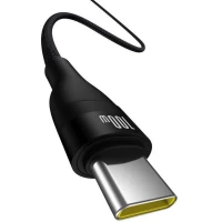 Кабель Baseus Flash 2 Charging Cable USB to USB-C 100W 2m Cluster Black (Колір Cluster Black) - фото № 3