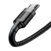 Кабель Baseus Cafule Cable USB For Micro 2A 3m Gray+Black (Black-Gray)- № 5