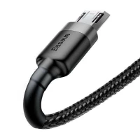 Кабель Baseus Cafule Cable USB For Micro 2A 3m Gray+Black (Цвет Black-Gray) - фото № 5