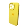 Чохол для смартфона Silicone Full Case AA Camera Protect for Apple iPhone 16 Pro 4,Yellow (30797)- № 4