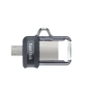 Флеш-накопичувач SanDisk USB 3.0 Ultra Dual Drive OTG M3.0 128Gb (150Mb/s) Black (Черный)- № 2