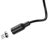 Кабель BOROFONE BX41 USB to Micro 2.4A, 1m, PVC, PVC connectors, magnetic, Black (7073)- № 3