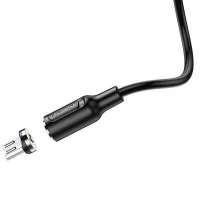 Кабель BOROFONE BX41 USB to Micro 2.4A, 1m, PVC, PVC connectors, magnetic, Black (Цвет 7073) - фото № 3