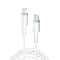 Кабель WUW-X205 Type-C to Type-C 65W 1m white