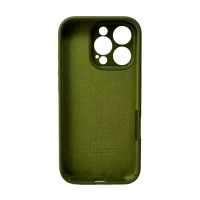 Чохол для смартфона Silicone Full Case AA Camera Protect for Apple iPhone 16 Pro Max 29,Army Green (Колір Army-Green) - фото № 3