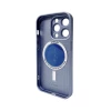 Чохол для смартфона AG Glass Matt Frame Color MagSafe Logo for Apple iPhone 15 Pro Sierra Blue (Sierra-Blue)- № 2