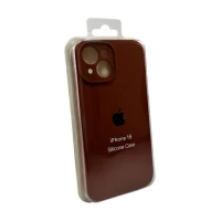 Чохол для смартфона Silicone Full Case AA Camera Protect for Apple iPhone 15 42,Saddle Brown