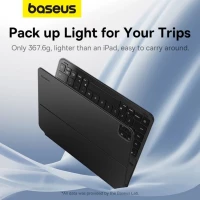 Клавіатура Baseus Brilliance Series Magnetic Keyboard Case for Pad Mini 6 8.3″ Cluster Black (with Simple Series Type-C Cable)  - фото № 5