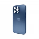 Чохол для смартфона AG Glass Matt Frame Color Logo for Apple iPhone 11 Pro Max Navy Blue