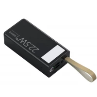 Зовнішній акумулятор WUW "TUGII-Y54 （PD22.5W quick charge) 40000mAh Black