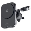 Автотримач для телефона з БЗП ACEFAST D18 in-car 2-in-1 magnetic wireless charging holder Black (Черный)- № 3