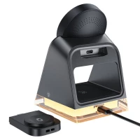 Бездротовий зарядний пристрій ACEFAST E17 desktop 3-in-1 wireless charging holder Black (Цвет Черный) - фото № 2