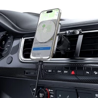 Автотримач для телефона з БЗП ACEFAST D18 in-car 2-in-1 magnetic wireless charging holder Black (Колір Черный) - фото № 5