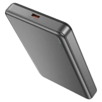 Зовнішній акумулятор ACEFAST M12 PD20W ultra-thin magnetic wireless charging power bank 10000mAh, Black (Цвет Черный) - фото № 2
