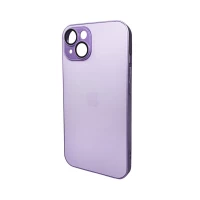 Чохол для смартфона AG Glass Matt Frame Color Logo for Apple iPhone 15 Light Purple